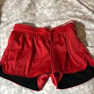 Reversible gym shorts